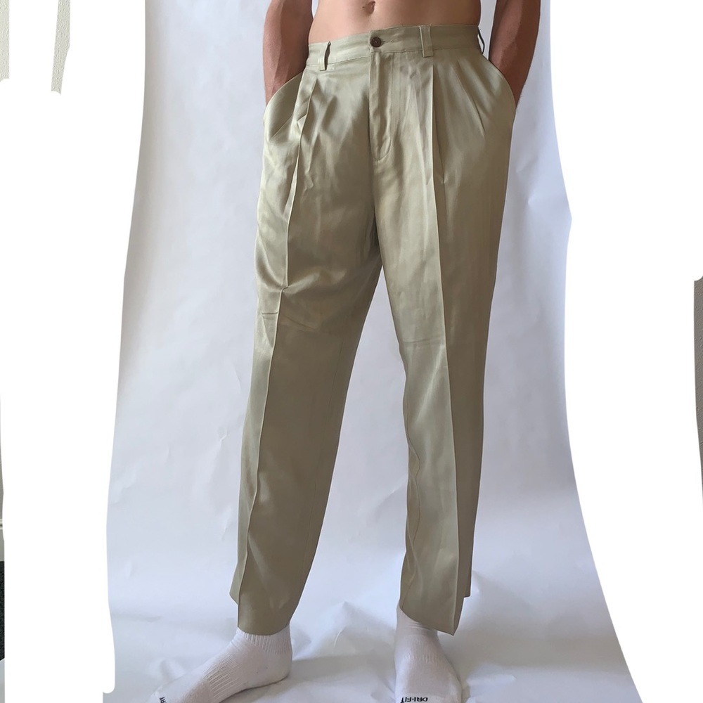 Tommy Bahama Pleated Dress Pants 100% Silk